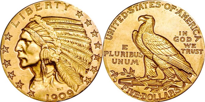 1909-indian-head-half-eagle